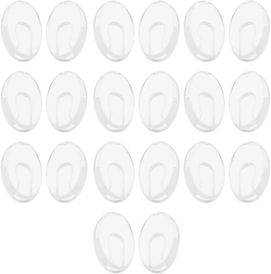Gomme per Occhiali in Silicone - 10 Paia - Adesivo - Occhiali da Sole