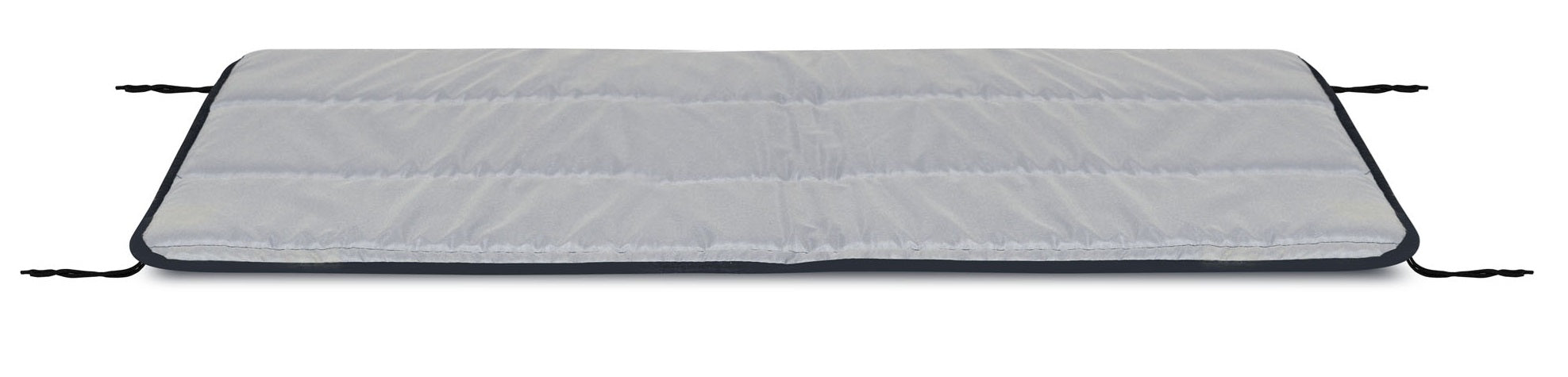 Cuscino trapuntato impermeabile grigio scuro per sedia da giardino AIO FACTORY 100x50 cm