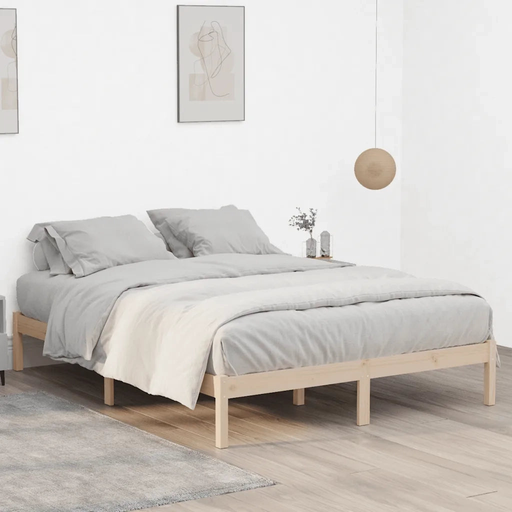 Giroletto senza Materasso 193x203 cm in Legno di Pino King