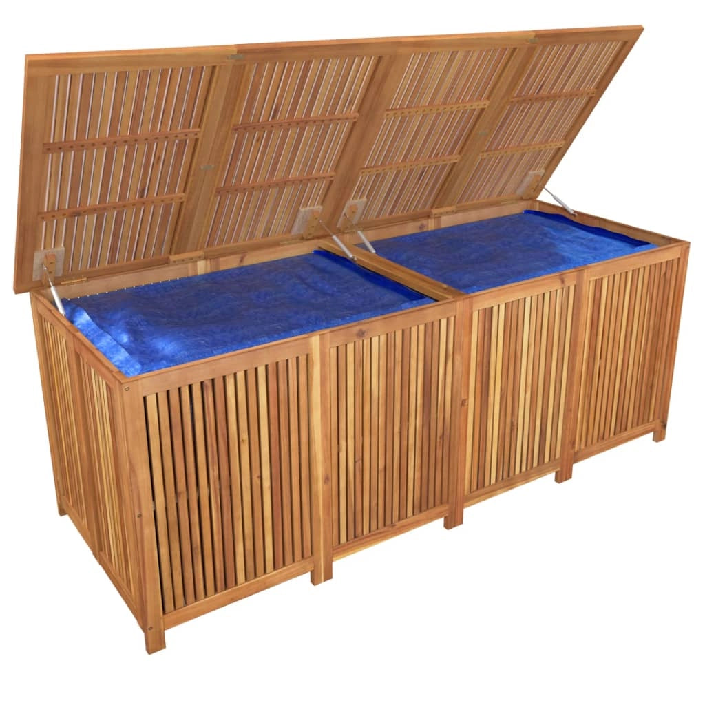 Cassapanca da giardino/box 200 x 80 x 75 cm legno massello di acacia 02_0013020