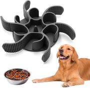Piattaforma per cibo lenta per cani - Inserzione per piattaforma per cibo lenta - Cibo lento per cani - Alimentazione sana - Digestione lenta - Inserzione in silicone per piattaforma per cibo lento