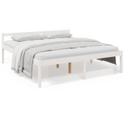 Letto matrimoniale | Letto per adulti | Letto per Anziani Bianco 180x200 cm Super King Legno di Pino