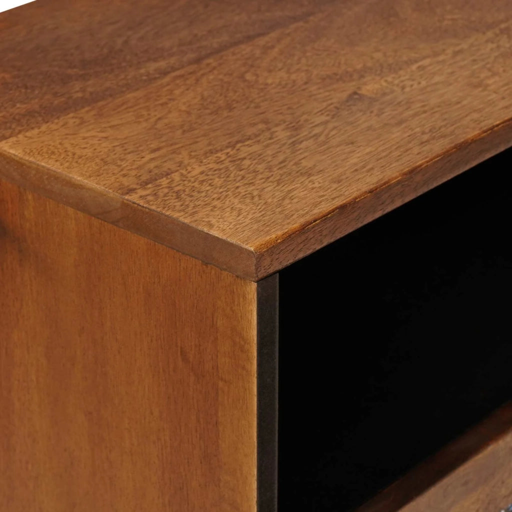 Armadio da Notte con cassetto Marrone 50 x 33 x 62 cm