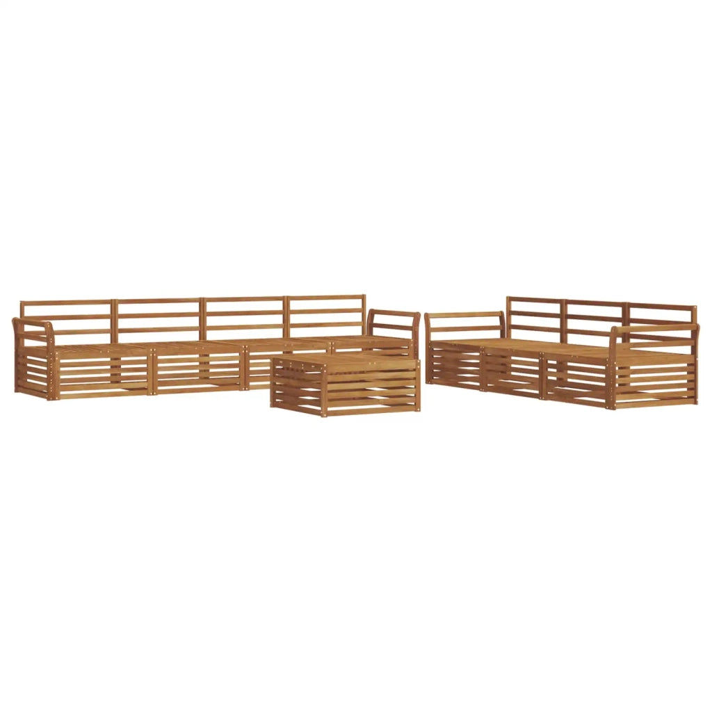 Set di divani da esterno 8 pcs Naturale
