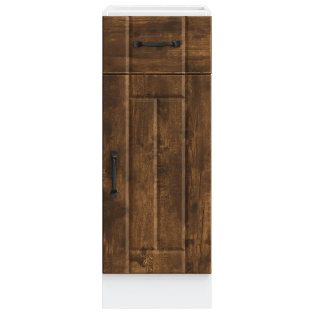 Base da Cucina Lucca Rovere Fumo in Legno Multistrato 853702