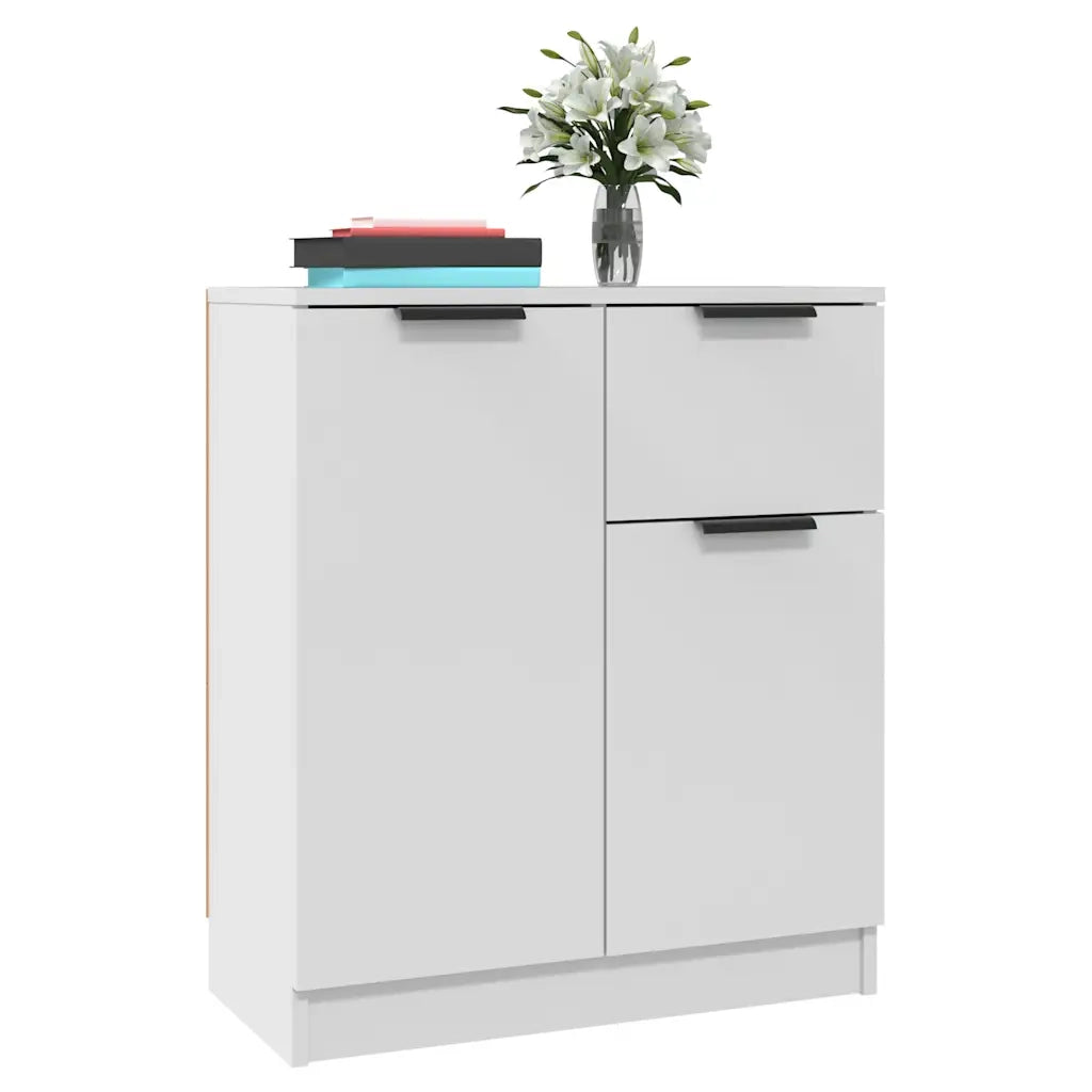 Credenza Bianca 60x30x70 cm in Legno Multistrato cod mxl 10235