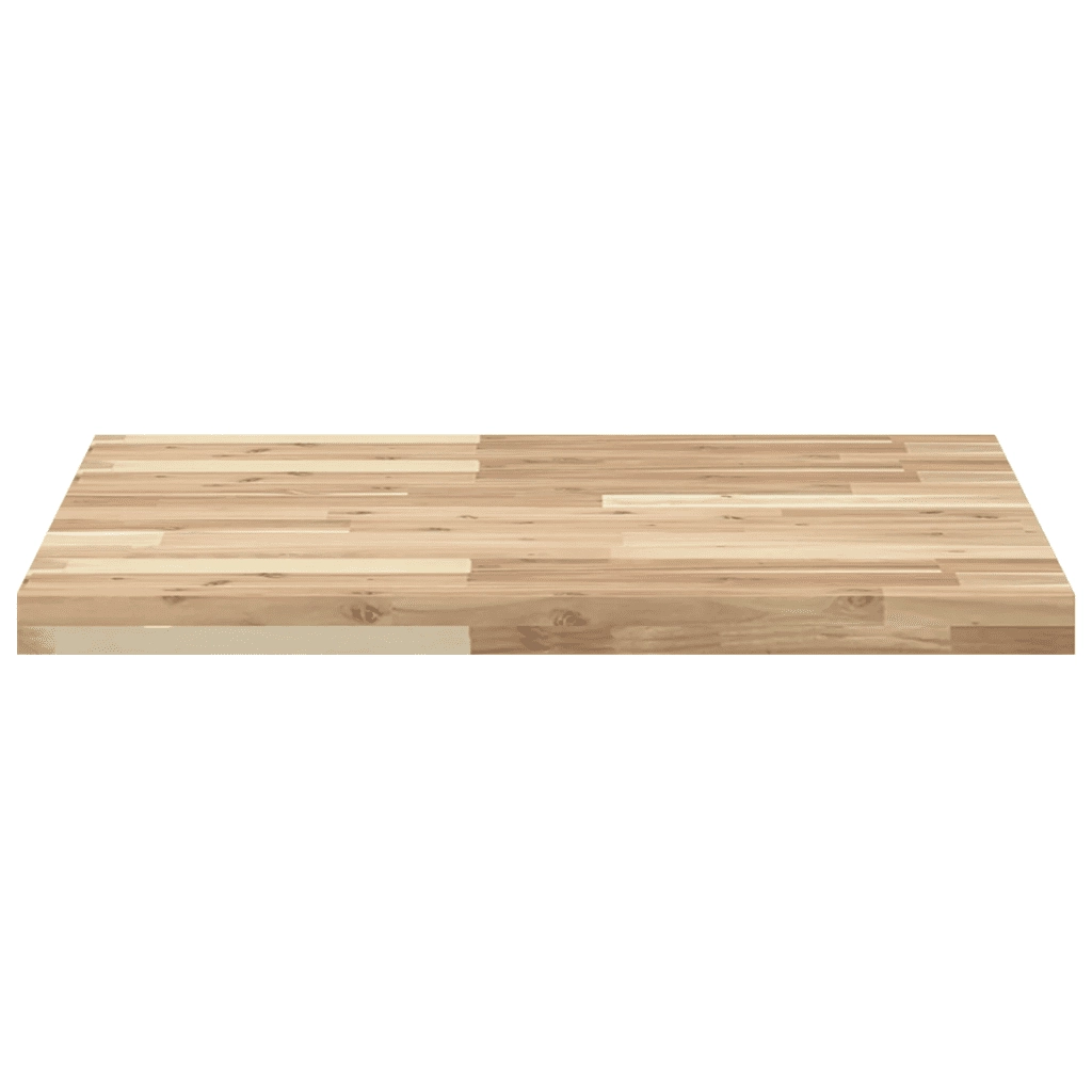 Piano Tavolo Quadrato 70x70x4 cm in Legno Massello di Acacia 4008715