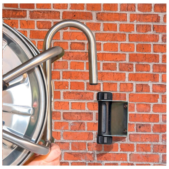 Avvolgitubo Manuale da Muro 50 mt Tubo Ø1/2” in Acciaio Inox Agrati