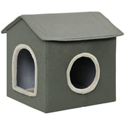 Letto per gatti con cuscino ¨C zephmum ¨C khaki/verde
