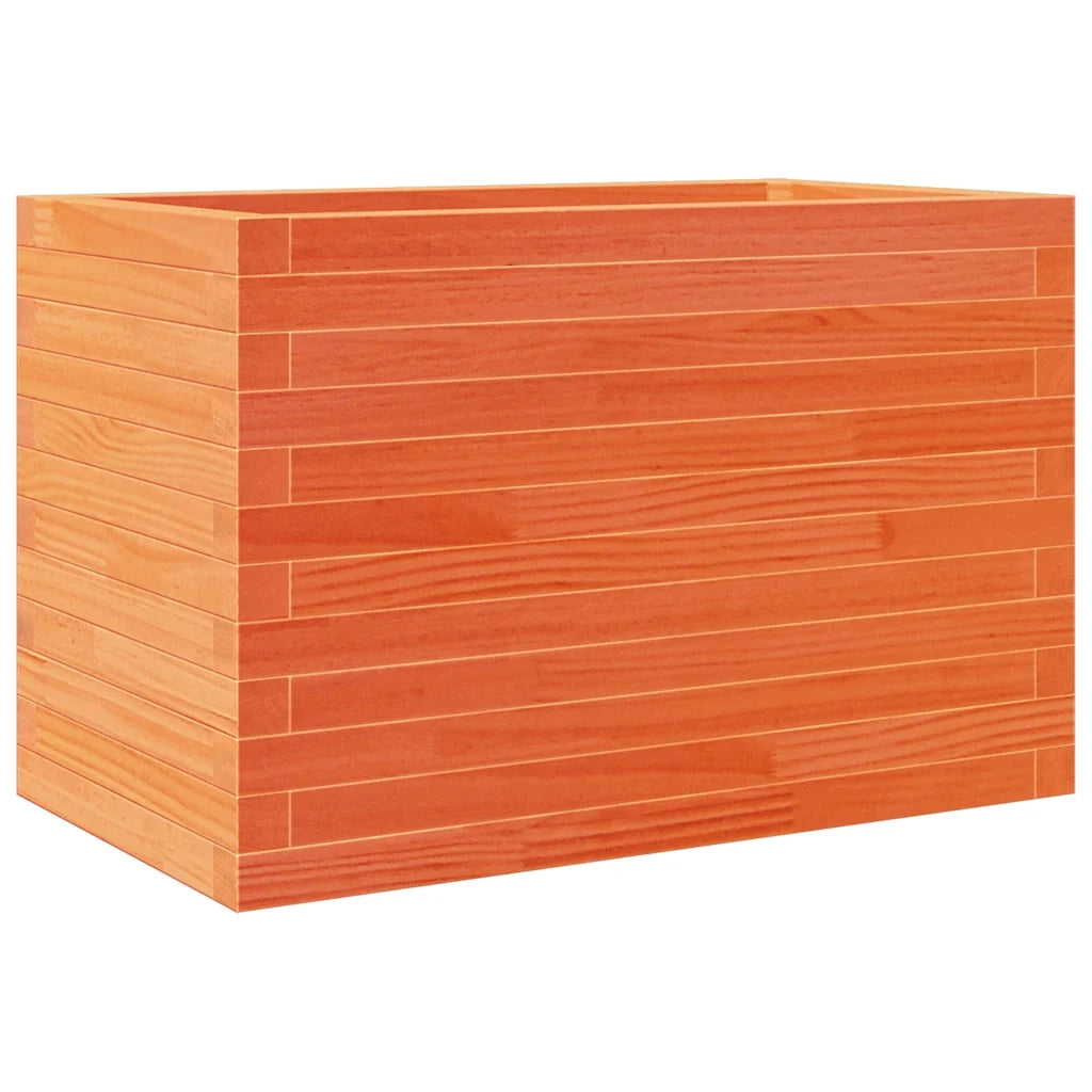 Fioriera Giardino Marrone Cera 70x40x45,5cm Legno Massello Pino 847265