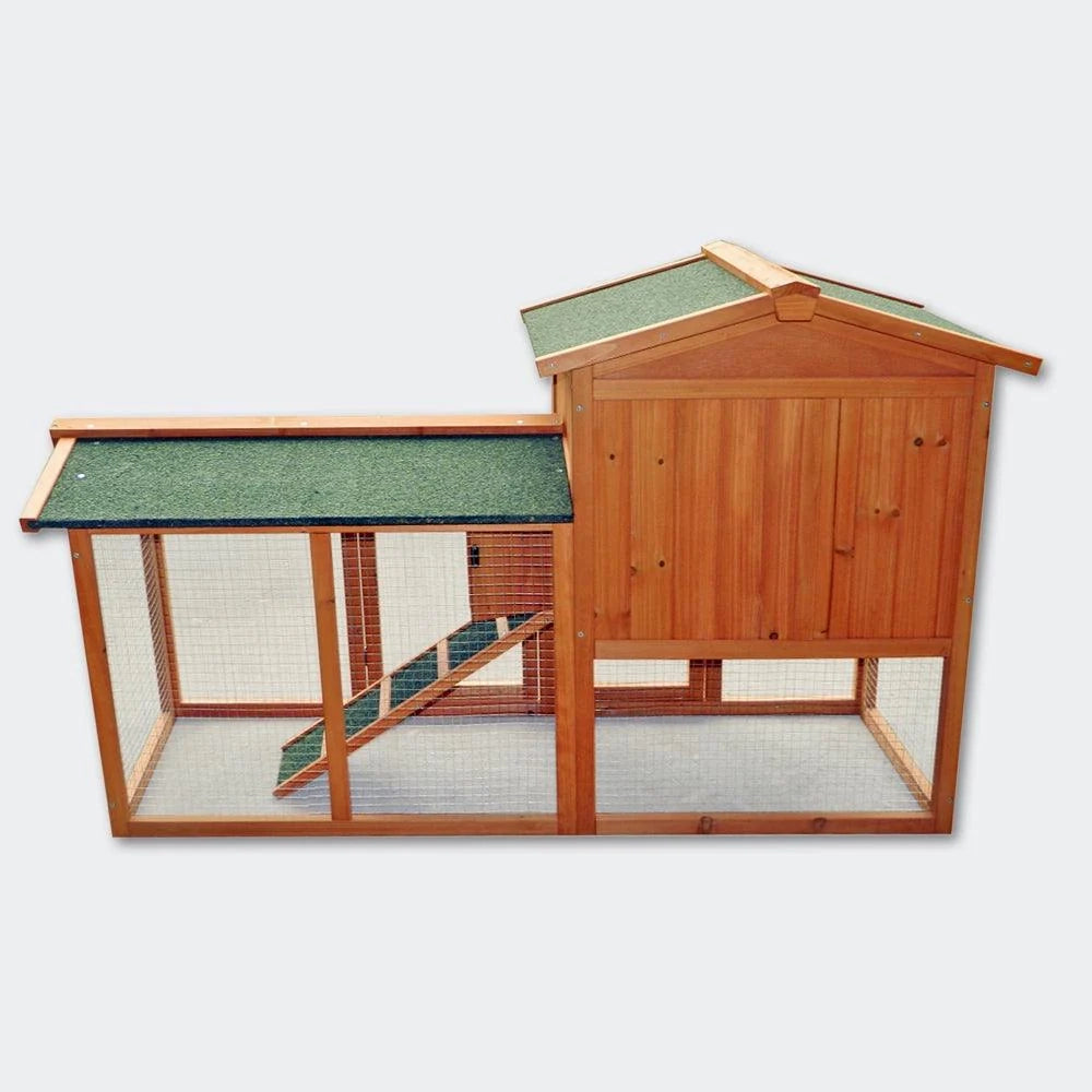 Gabbia/cabina in legno per conigli roditori polli o altri piccoli animali 1465 x 520 x 855 mm 3716013