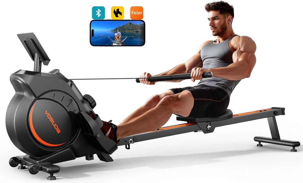 Vogatore Magnetico Domestico ¨C zephmum ¨C Regolabile, 16 Livelli, Fino a 160kg