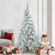 Albero di Natale Artificiale con Rami Pieghevoli Bianco 210 cm 3397504