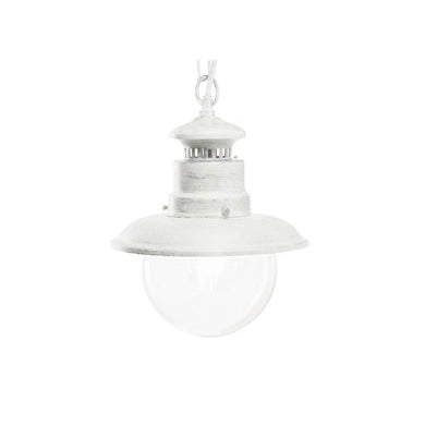 CALIPSO SOSPENSIONE BIANCO/ARGENTO E27