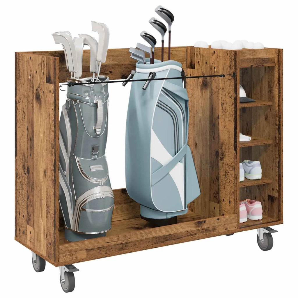 Armadio per Golf con ruota Legno vecchio 120 x 45 x 98 cm CFW8285415