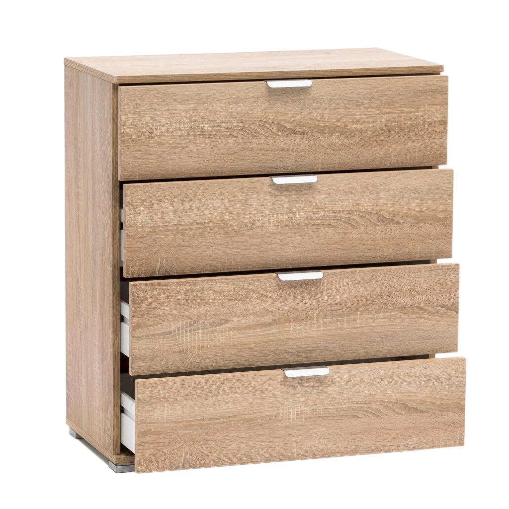 CASSETTIERA NATURALE CON 4 CASSETTI 75 X 38 X H85 CM