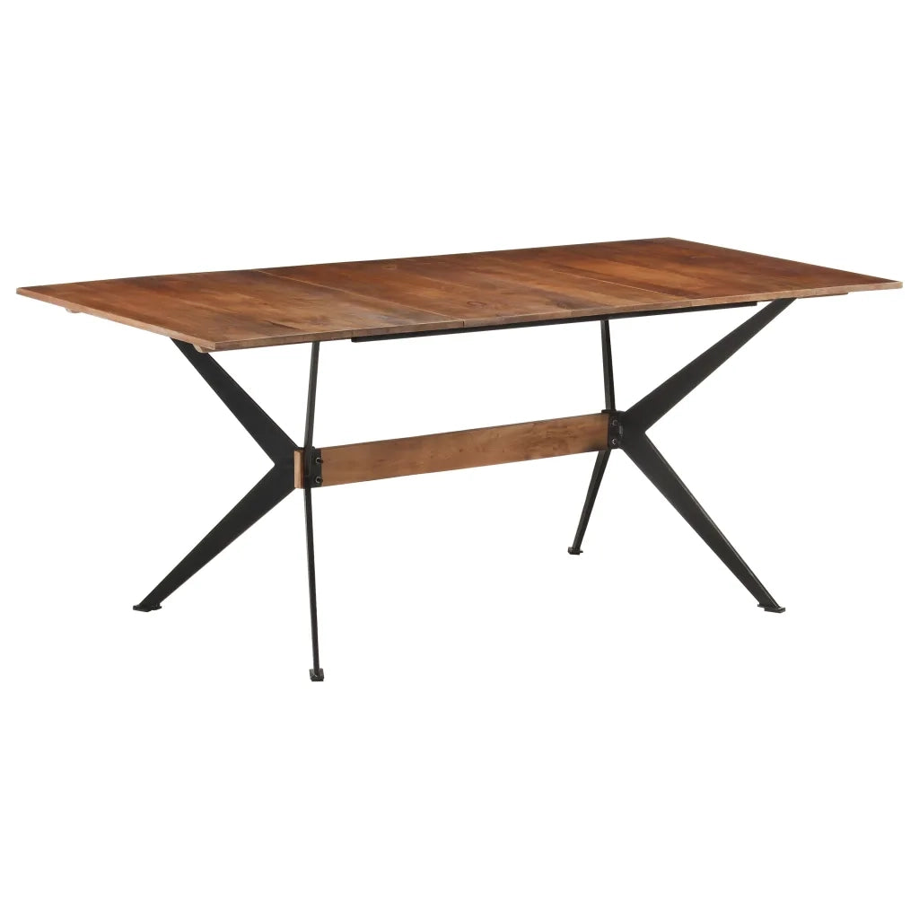 Tavolo da Pranzo 180x90x76 cm in Legno Massello di Mango  cod mxl 12263