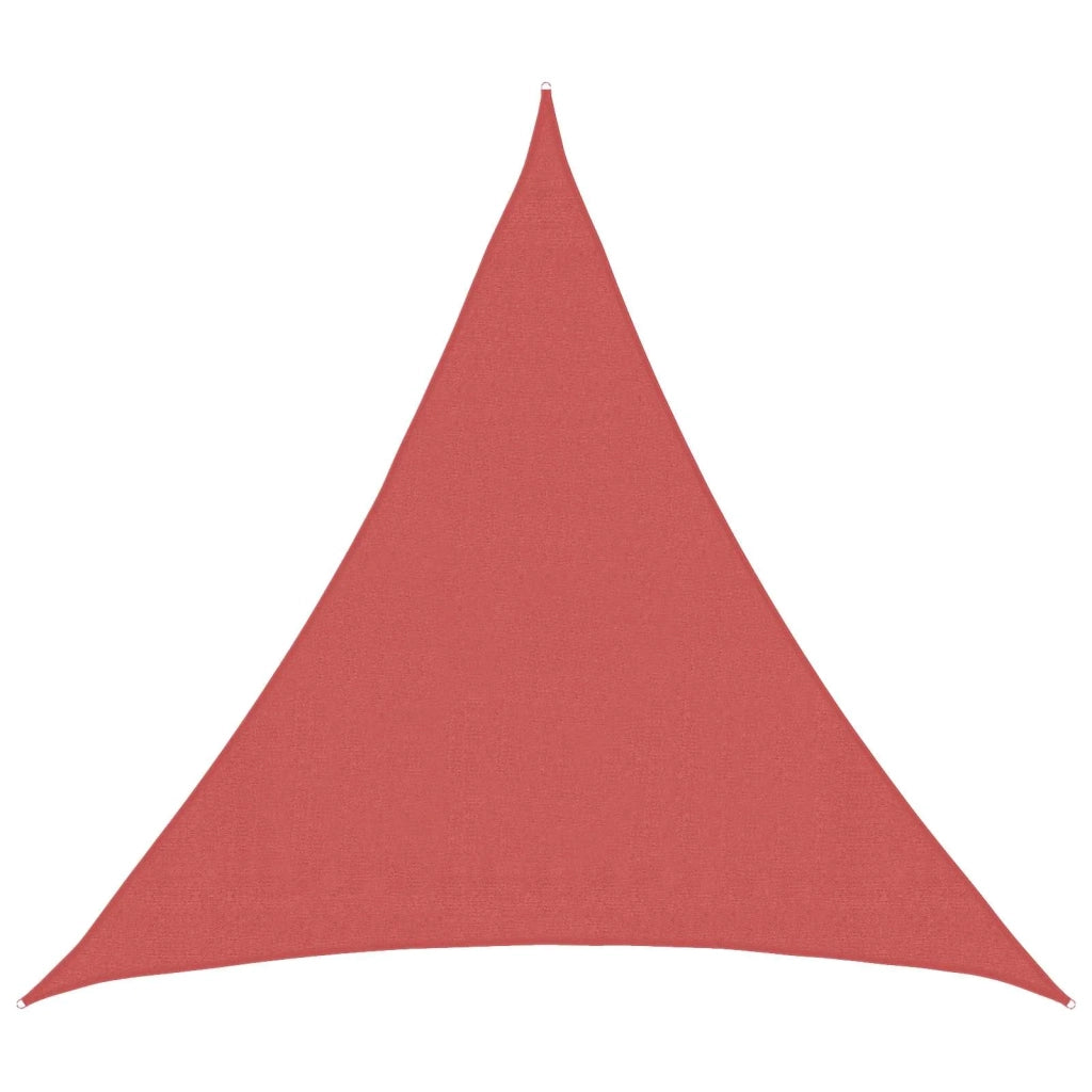 Telo Ombra 2 x 2 x 2 m HDPE Triangolare Terracotta 42032702