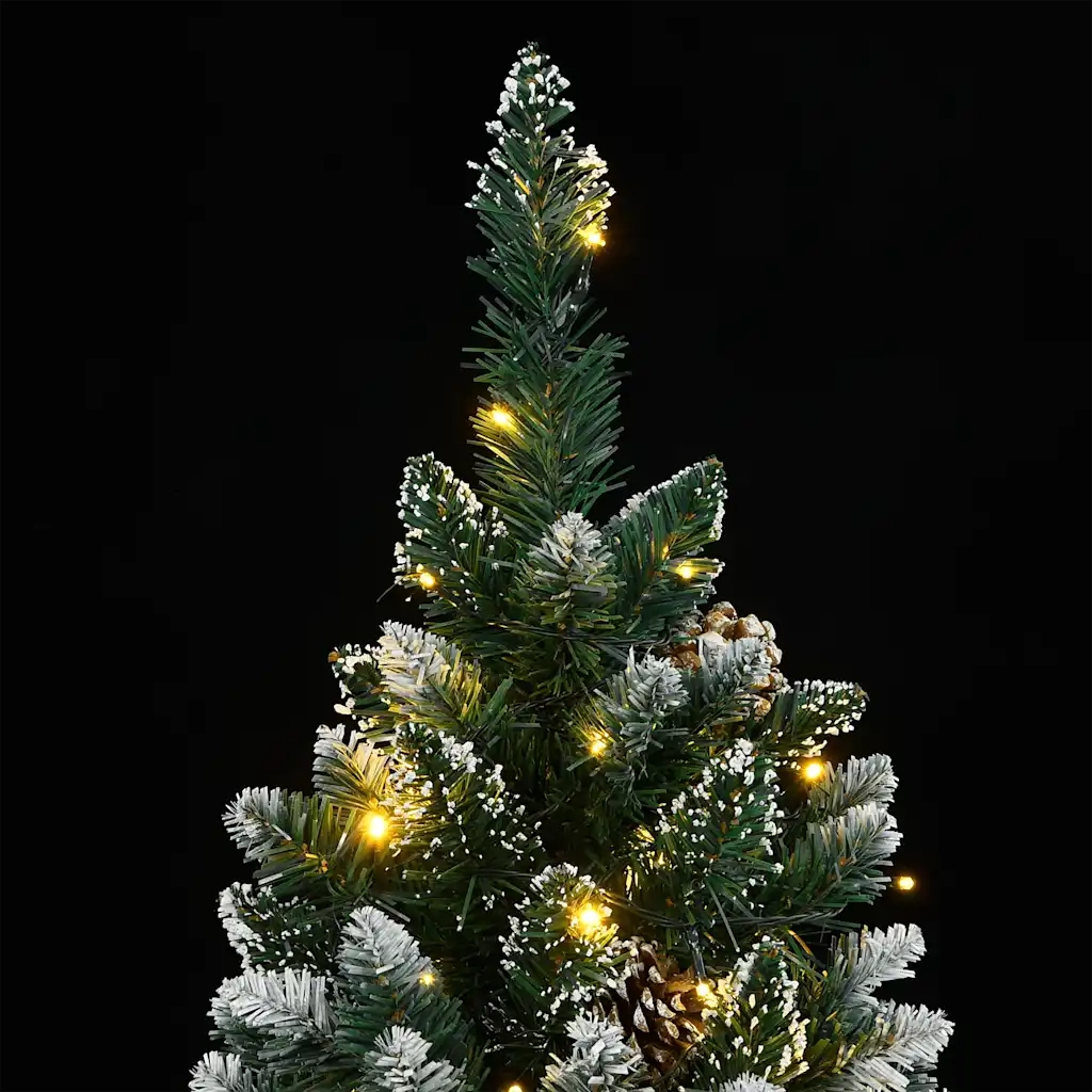 vidaXL Albero di Natale Artificiale con 150 LED 120 cm