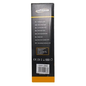 Plafoniera Led Soffitto Lampada Rotonda Luce Fredda Applique Moderno Bianco