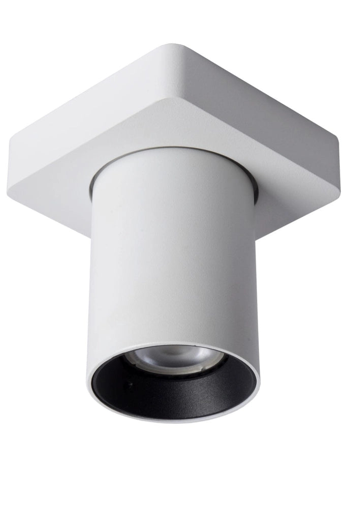 Faretto soffitto Lucide Nigel bianco GU10 5W 2200K
