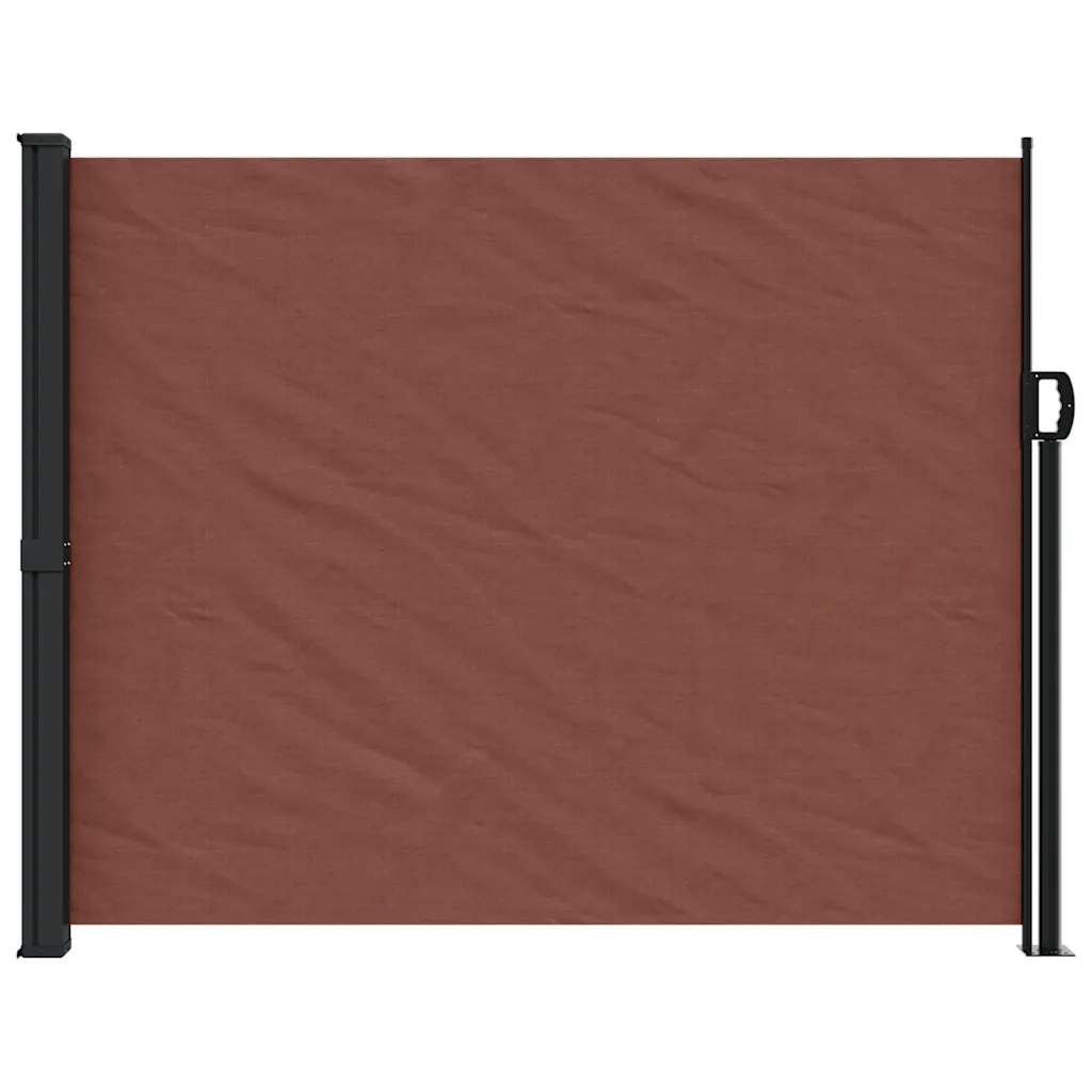 Tenda da Sole Laterale Retrattile Marrone 160x500 cm 4004434