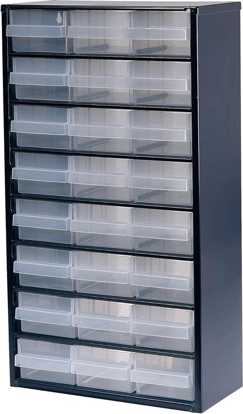 Magazzino in acciaio 1224-02 blu scuro - sistema di archiviazione per la casa cassettiera a griglia
