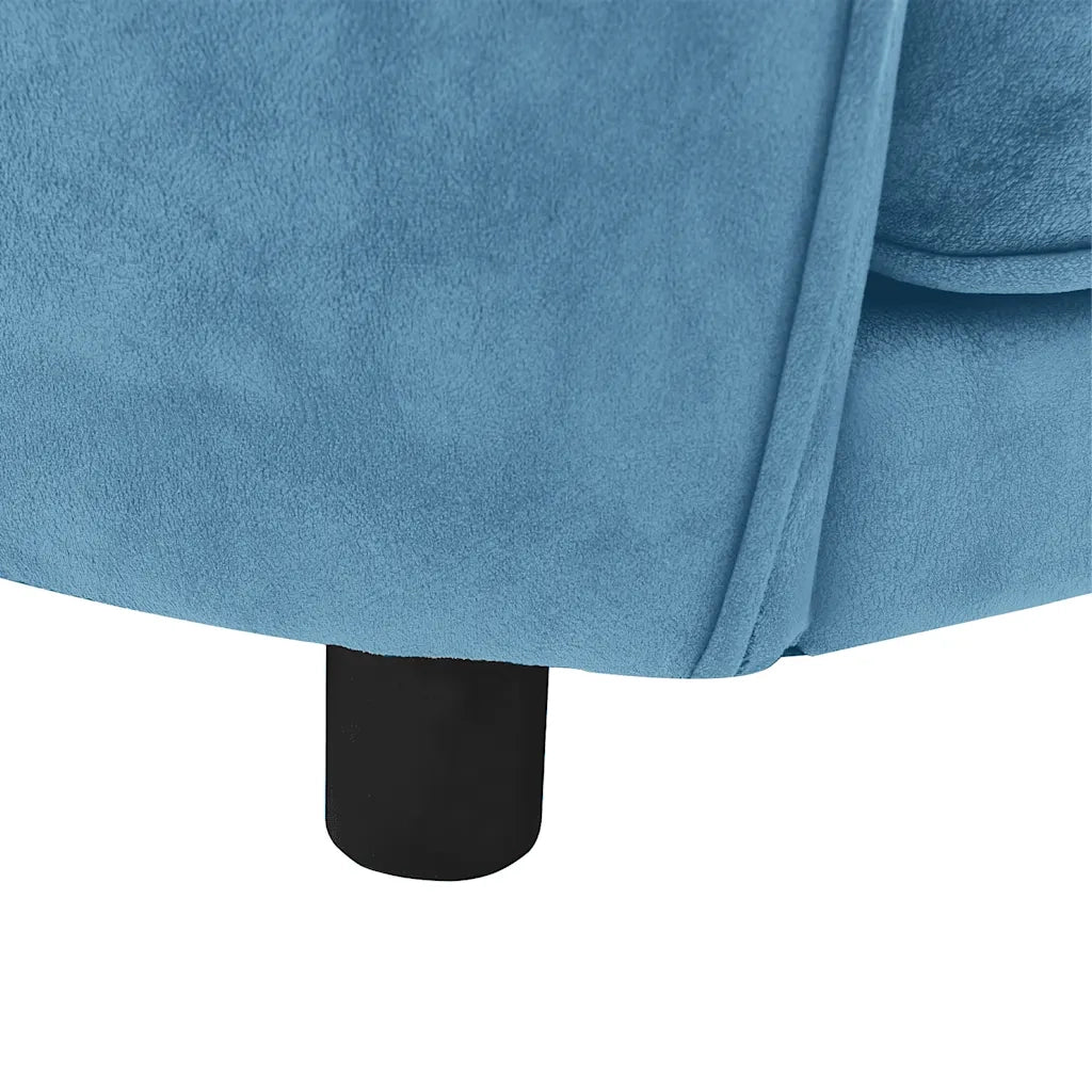 Divano per Cani Turchese 69x49x40 cm in Peluche 171026