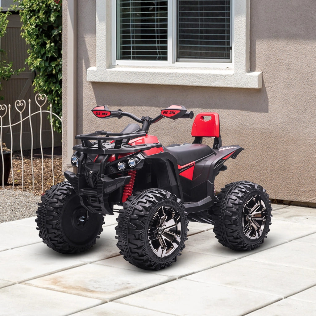 Quad elettrico per bambini con LED e musica ¨C Zephmum ¨C Verde, 3-5 anni