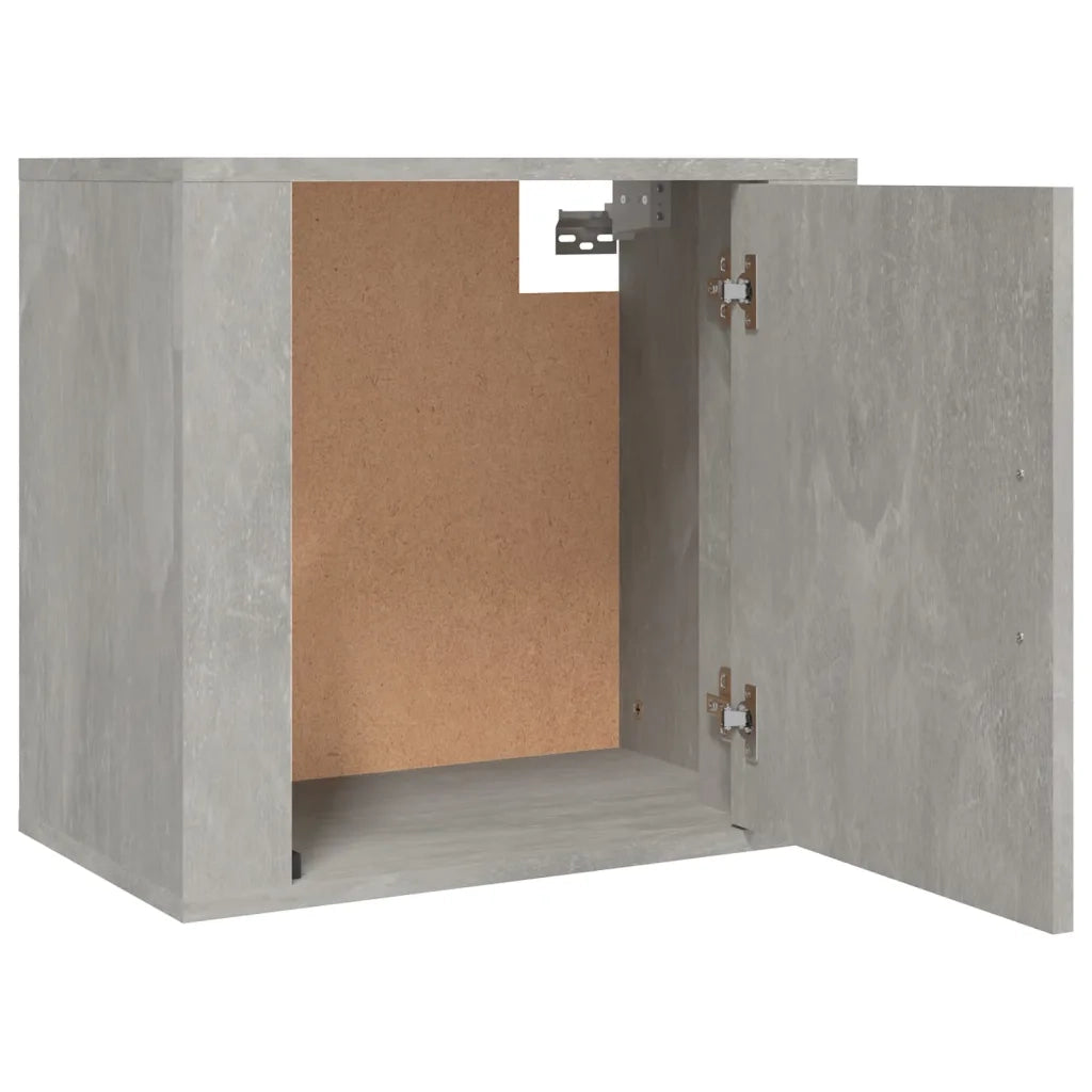 Comodino a Muro Grigio Cemento 50x30x47 cm cod mxl 30267