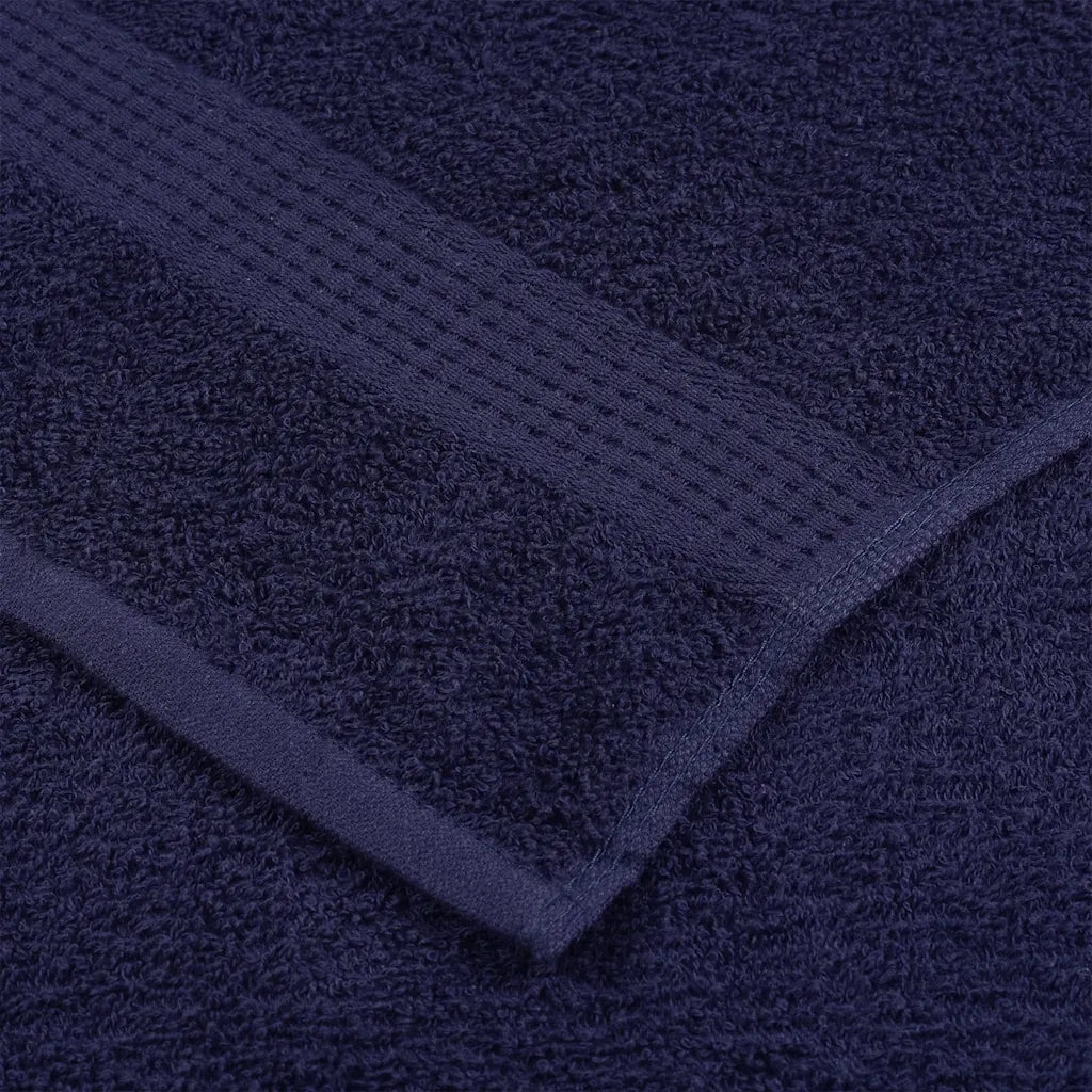 Asciugamani per sauna FROGN 10 pezzi blu navy 80x200 cm 360 g/m² 136793