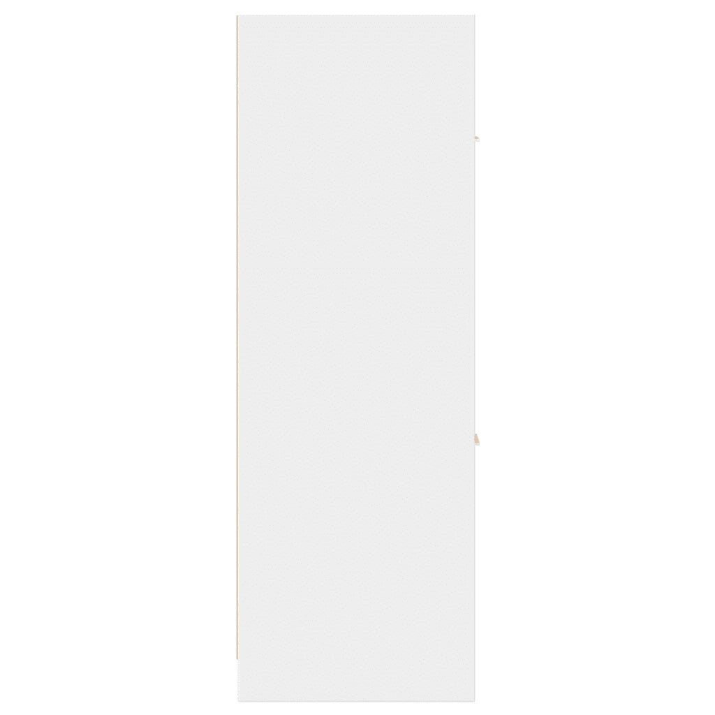Armadietto da Farmacia Bianco 40x41x118 cm in Truciolato