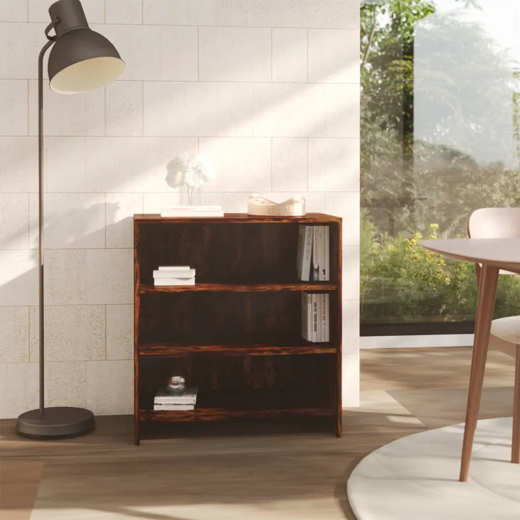 Credenza-Buffet-Armadio da cucina Rovere Fumo 70x40,5x75 cm in Truciolato
