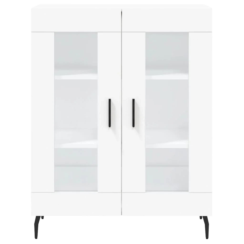 Buffet credenza cassettiera armadio mobile contenitore organizer cucina soggiorno salotto alto 69,5 x 34 x 180 cm legno ingegnerizzato bianco 02_0032650