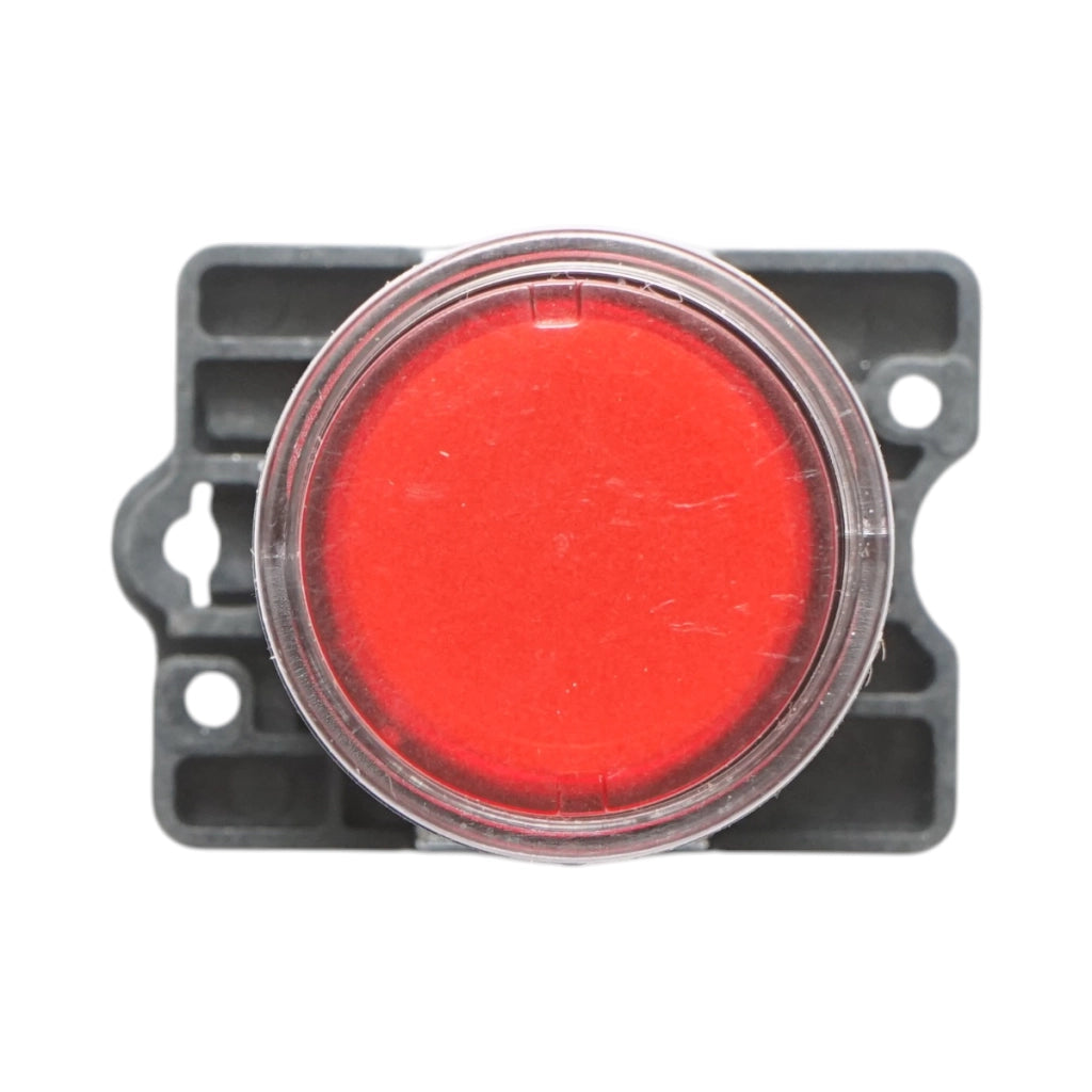 Pulsante indicatore LED rosso con resistenza integrata 1NC, 24V LAY5 Breckner Germany