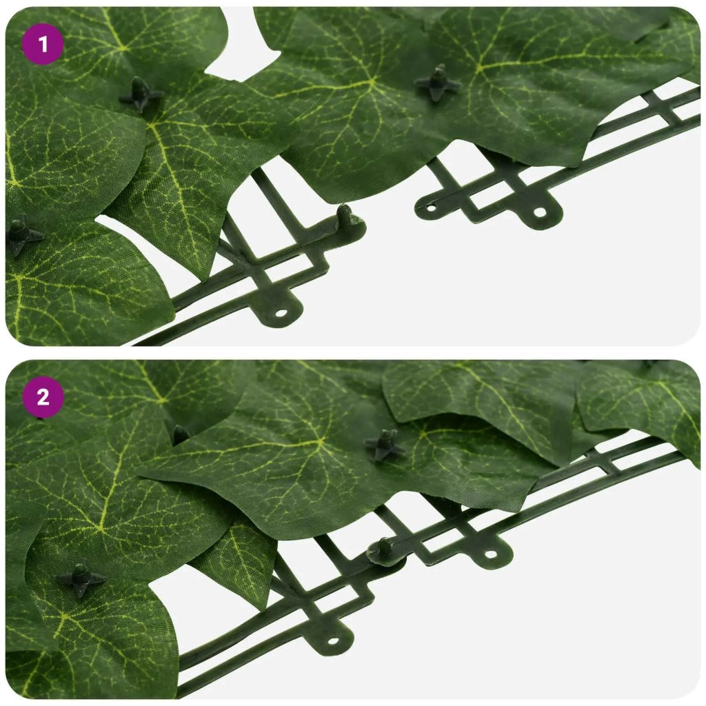 Schermo per balcone con foglie Verde 200 x 150 cm 42040662