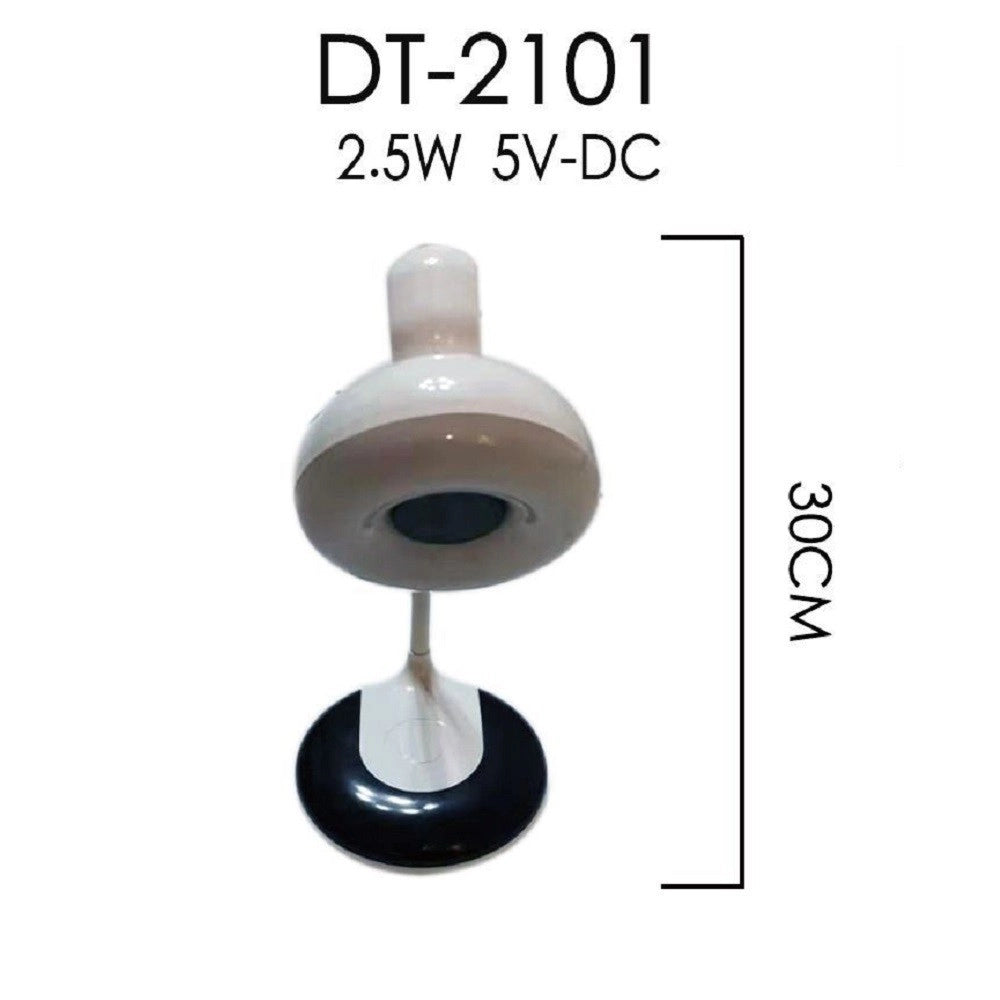 Trade Shop - Lampada Led Usb Ricaricabile Induzione Da Scrivania Dimmerabile 2.5w 5v Dt-2101 -