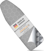 Kit di protezione per tavola da stirare 130 x 45 per generatore di vapore - Copertura per tavola da stirare con riflettore termico - Kit di protezione per tavola da stirare con cinturino elastico (L) Protezione per tavola da stirare