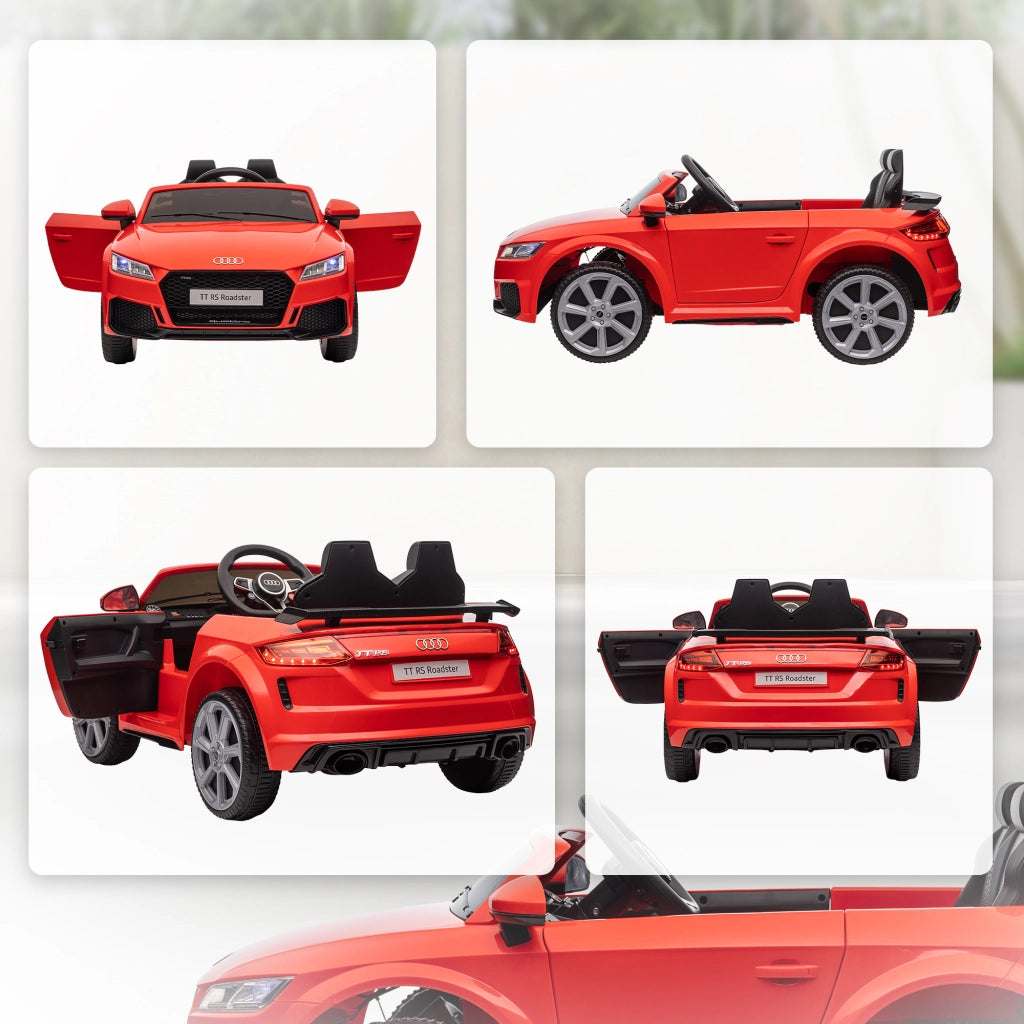 Auto Elettrica per Bambini con Telecomando ¨C zephmum ¨C 12V, 2 Motori, Rosso