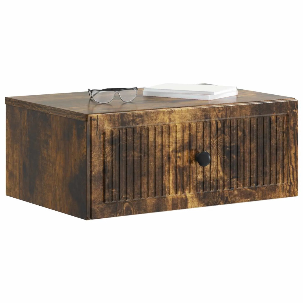 Armadio da Notte Rovere Fumo 49 x 34,5 x 20 cm 897945