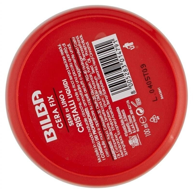 BILBA CERA FIX FISSAGGIO CAPELLI CON SEMI LINO E CRISTALLI LIQUIDI 100ML