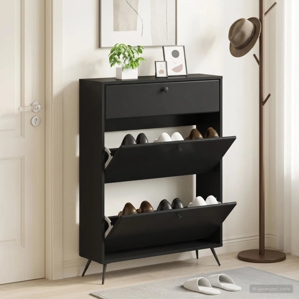 Mobile per scarpe BREDA 78 x 24 x 103 cm Legno ingegnerizzato 897536