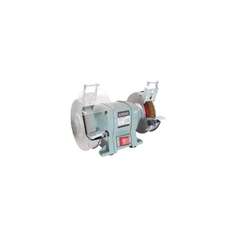 SMERIGLIATRICE DA BANCO DOPPIA 250 W IN ALLUMINIO
