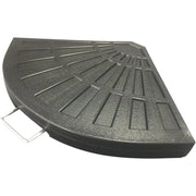 Trade Shop - Supporto Base Per Ombrellone Peso Piede D'appoggio Con Maniglia Metallo Nero 020701 -