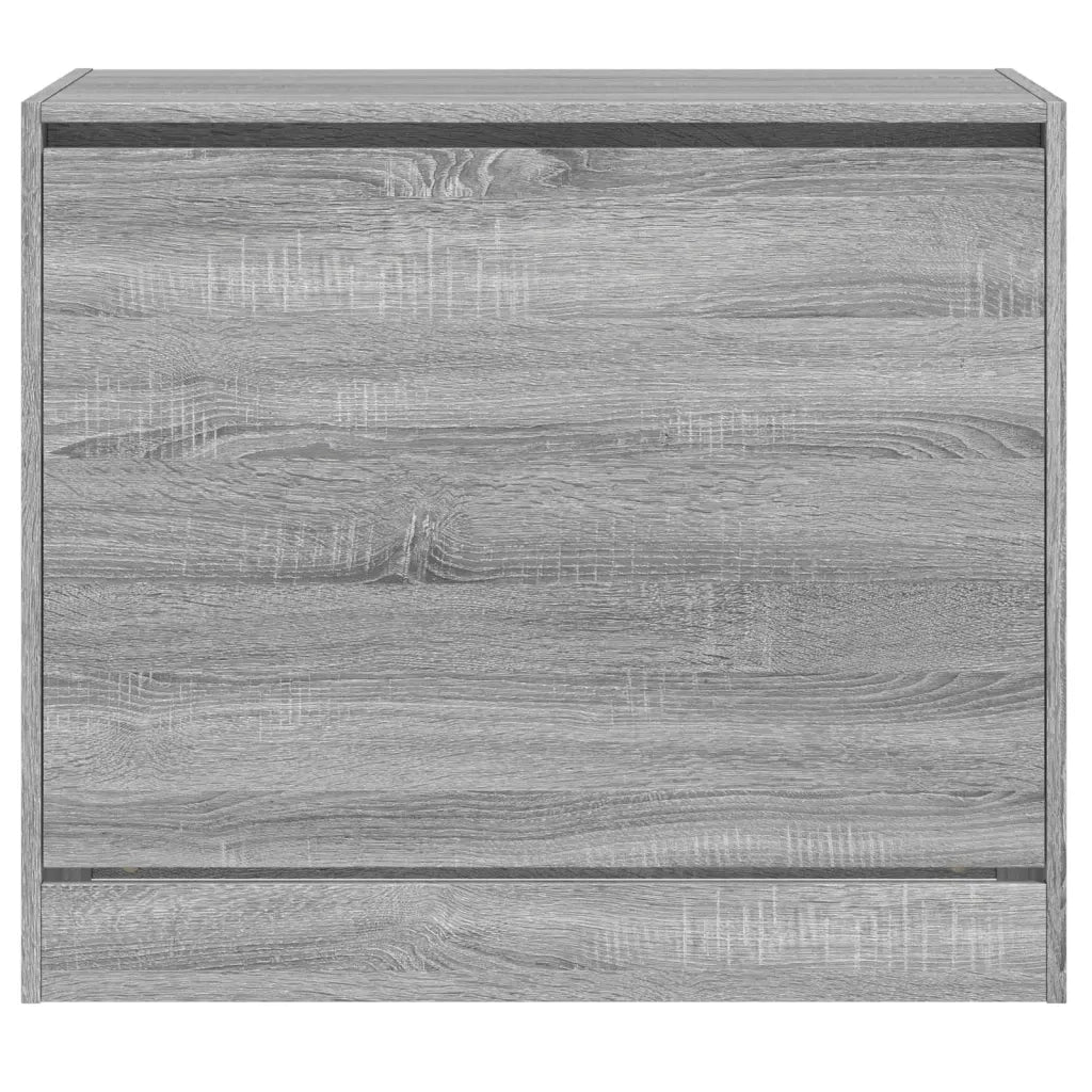 Scarpiera-Scaffale per scarpe Grigio Sonoma 80x42x69 cm in Legno Multistrato