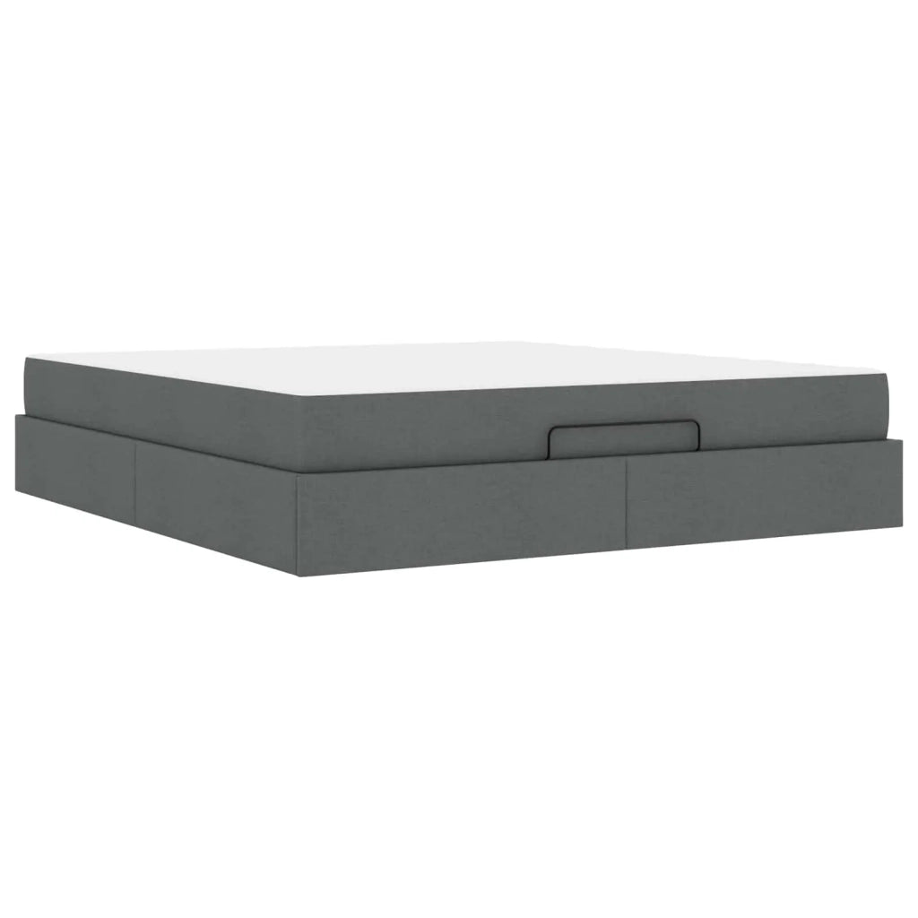 Struttura letto con materasso 2 pcs Grigio Sfumato Tessuto 3399509