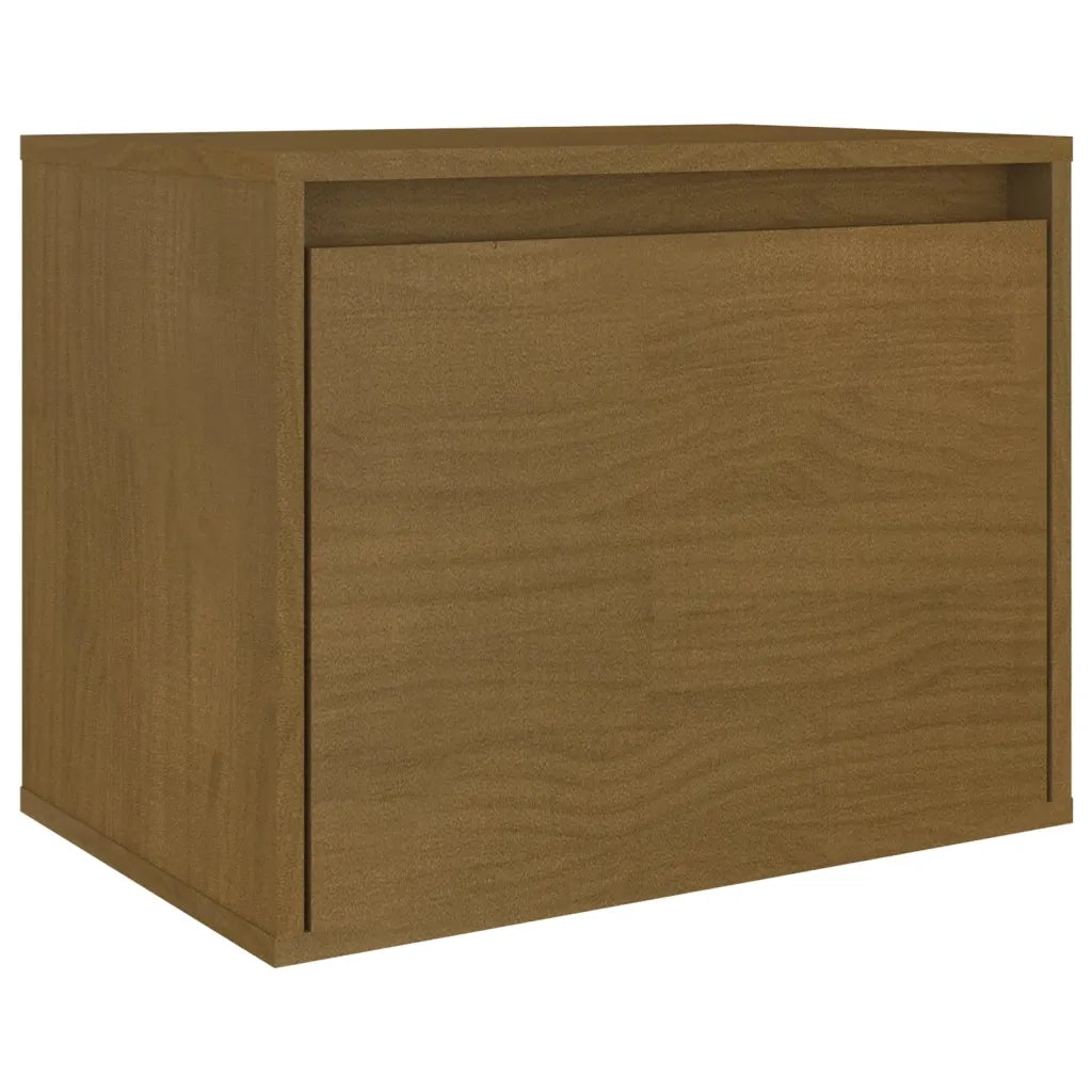 Mobili Porta TV 4 pz Miele in Legno Massello di Pino cod mxl 23416