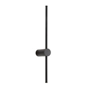 Applique loft minimal nera lineare LED 9W 3000K Maxlight