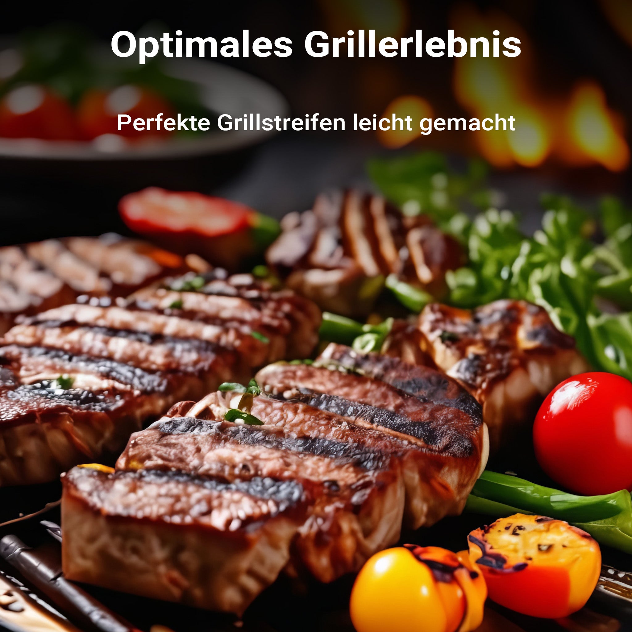 Griglia in ghisa, forma a mezza luna, 49,8 x 24,3 x 0,9 cm, per barbecue, bistecchiera, ideale per grigliare carne, pesce, verdure