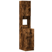 Pensile da cucina | Mobile da Cucina Rovere Fumo 35x50x180 cm Legno Multistrato